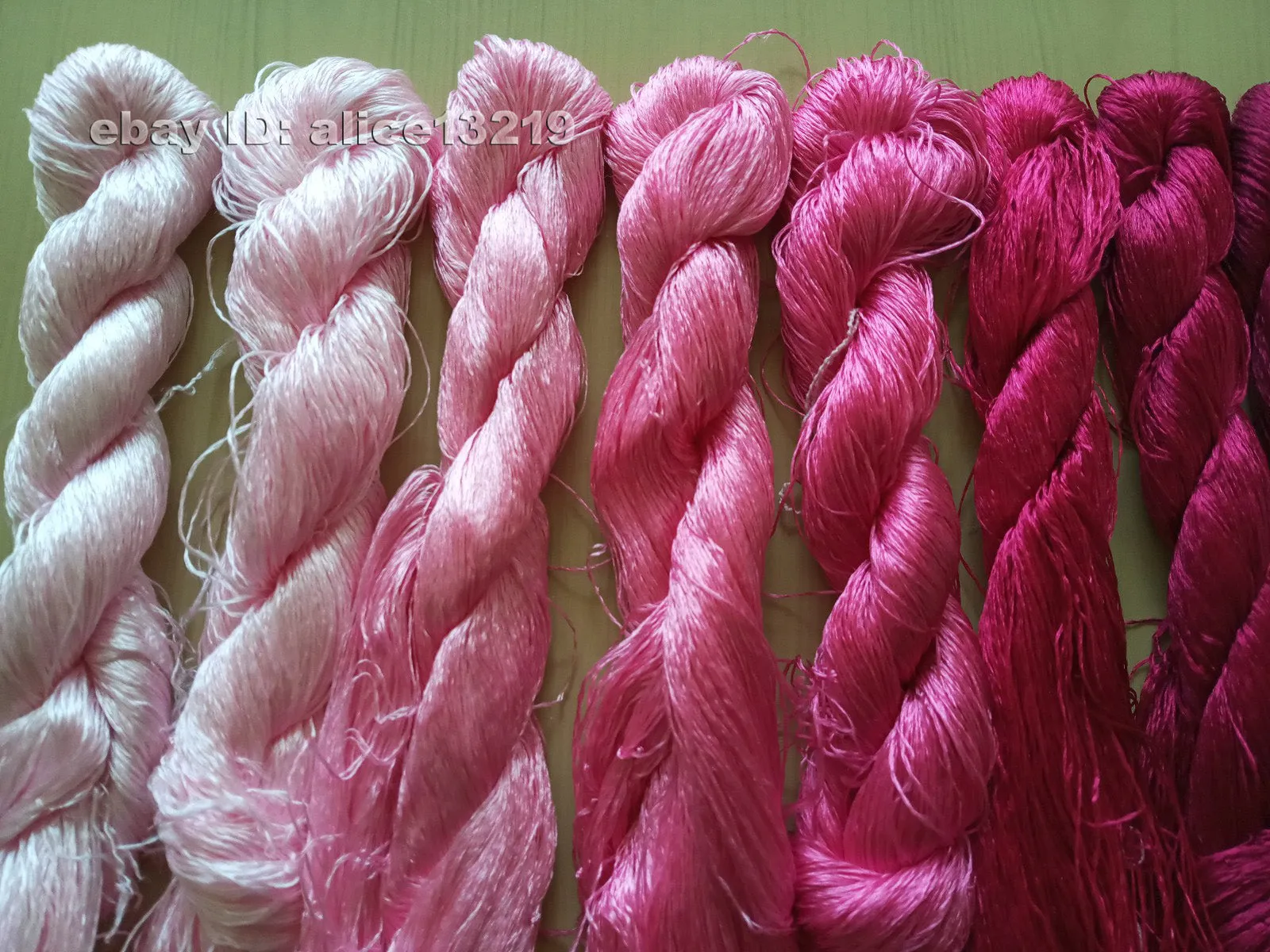 10bundles 100%real mulberry silk,hand-dyed embroidery silk floss/thread N25