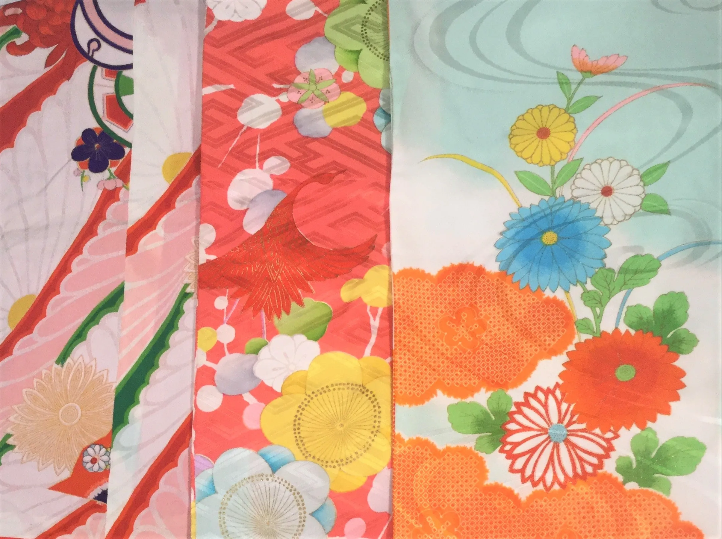 110-GIRLS:10Lbs DISCONTINUED-Vintage Japanese Girls Ceremonial Kimono Cutters