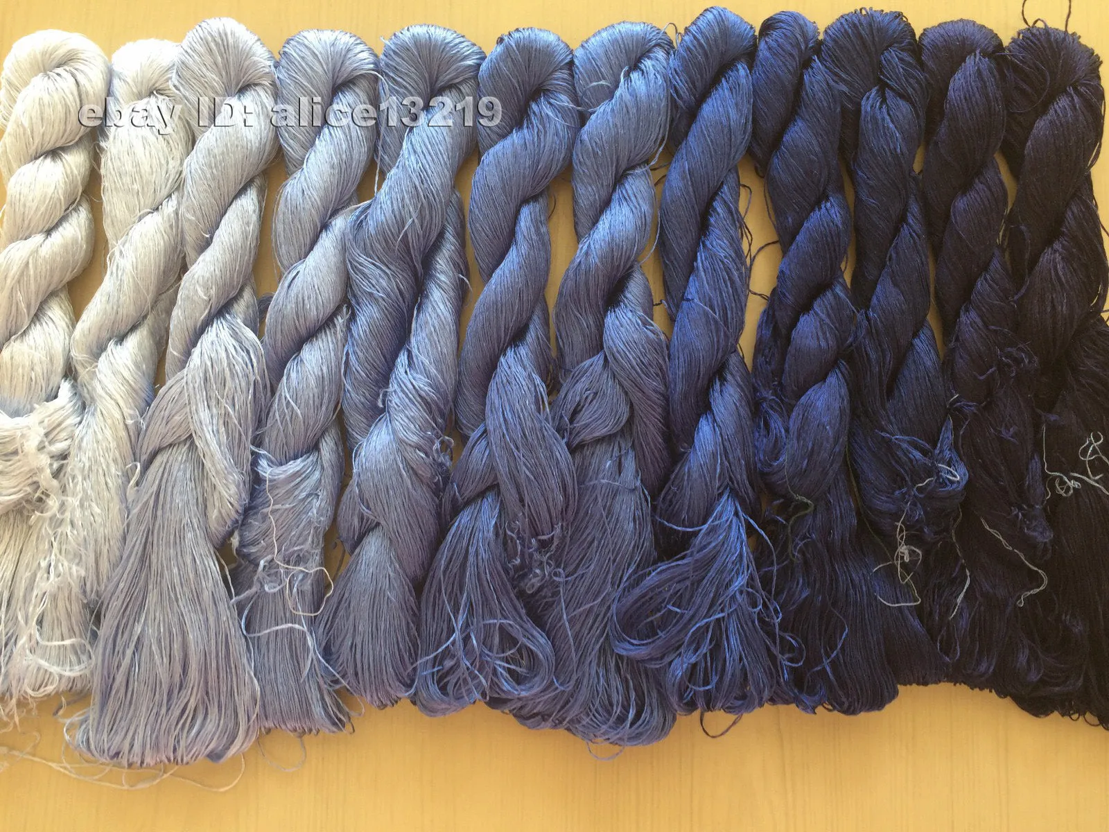 12bundles 100%real mulberry silk,hand-dyed embroidery silk floss/thread N20