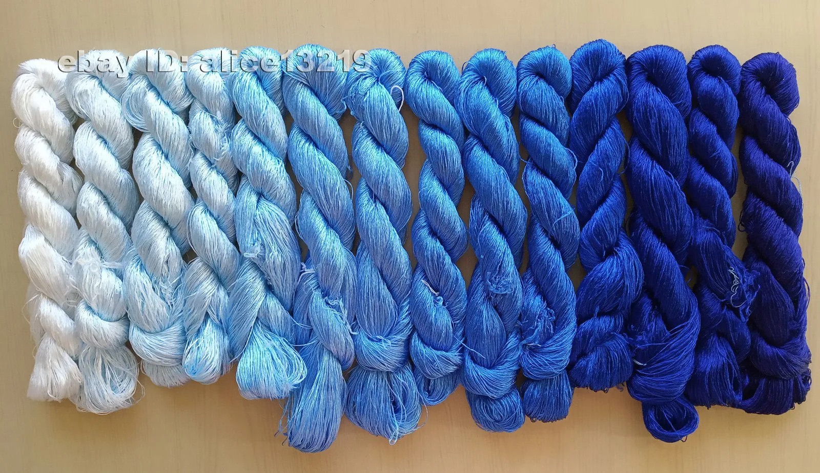 14bundles 100%real mulberry silk,hand-dyed embroidery silk floss/thread N70