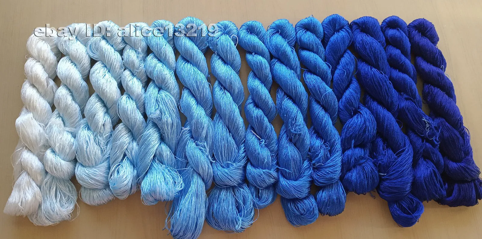 14bundles 100%real mulberry silk,hand-dyed embroidery silk floss/thread N70