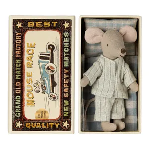 2024 Maileg Mint Big Brother Mouse In Matchbox