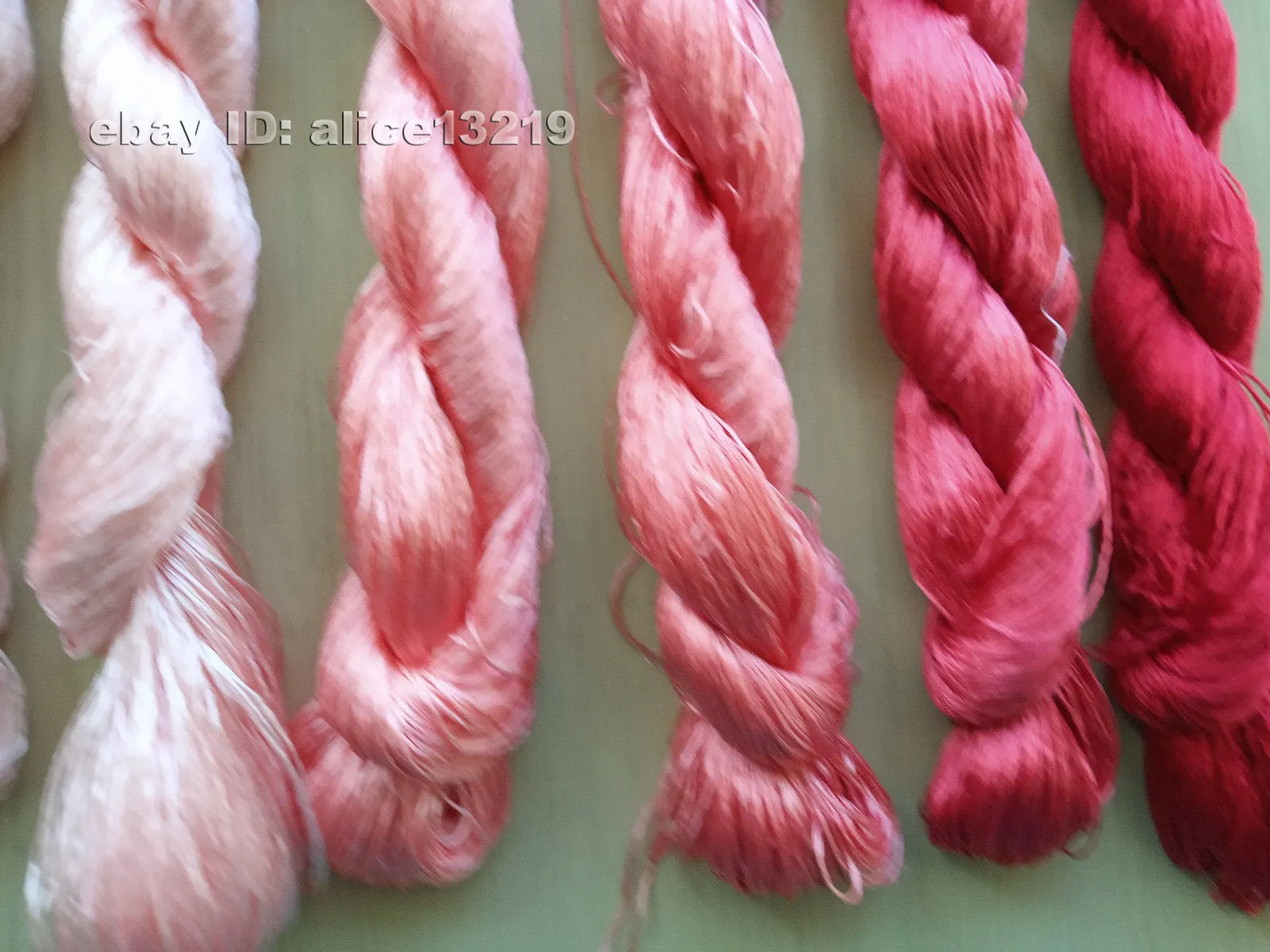 6bundles 100%real mulberry silk,hand-dyed embroidery silk floss/thread N114