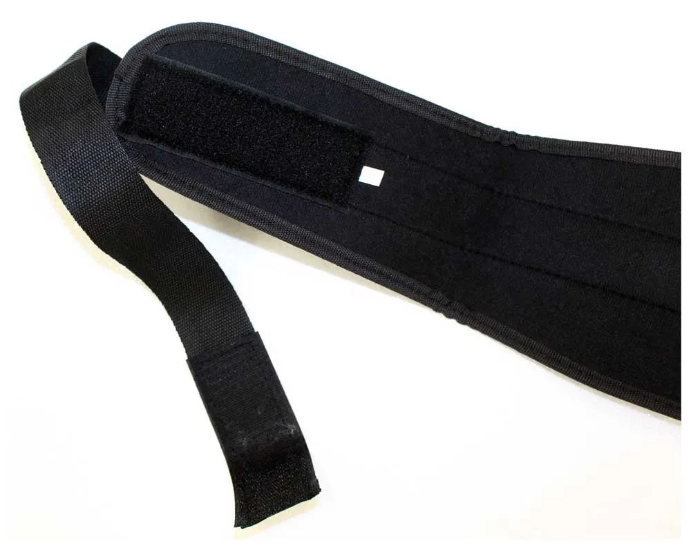 6" (15.2 cm) Back Support Belt | Size Medium (M) | Blue with Black Trim | Ideal for Heavy Lifting | Thread-Through Buckle & Fasteners