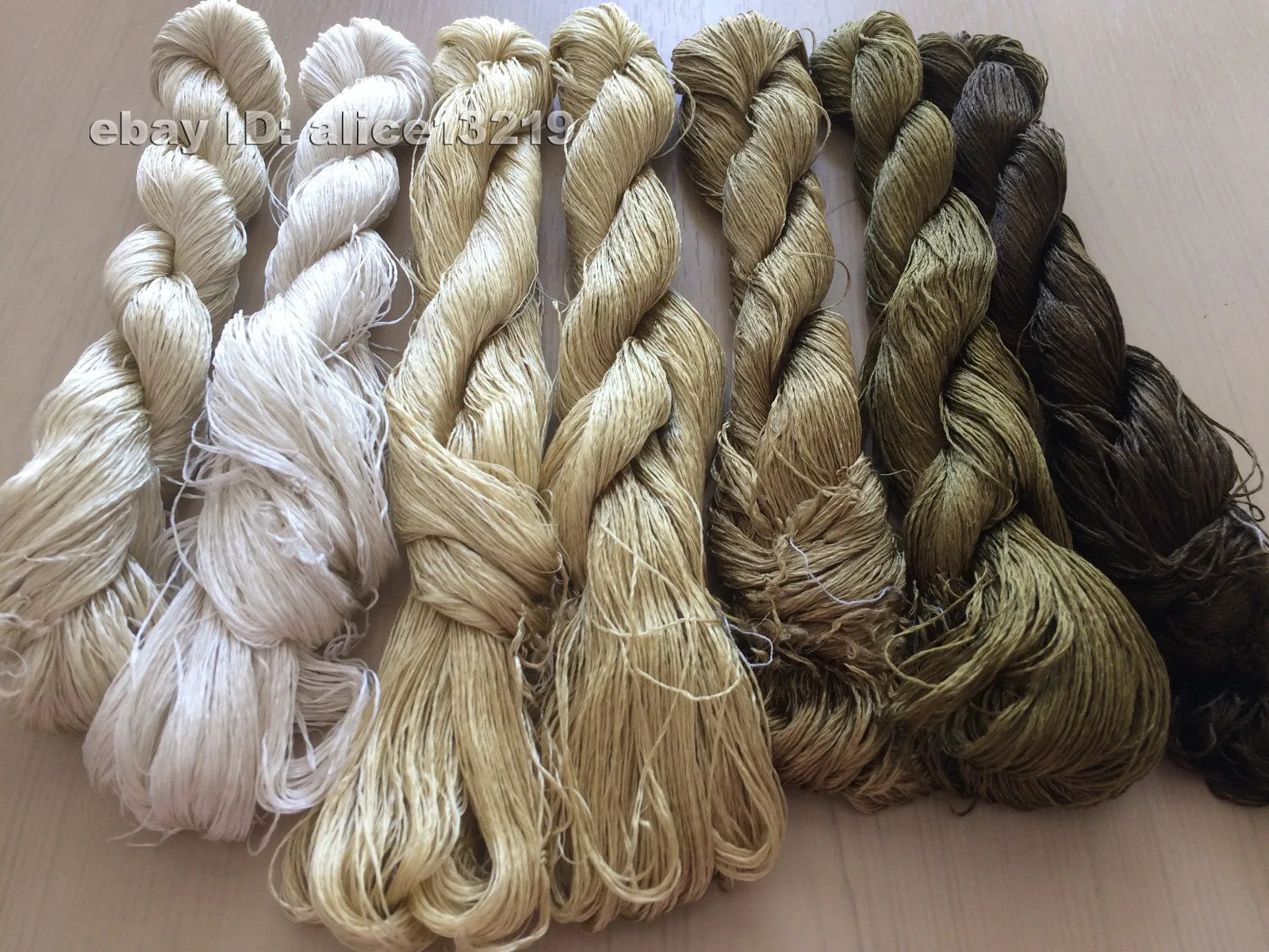 7bundles 100%real mulberry silk,hand-dyed embroidery silk floss/thread N18