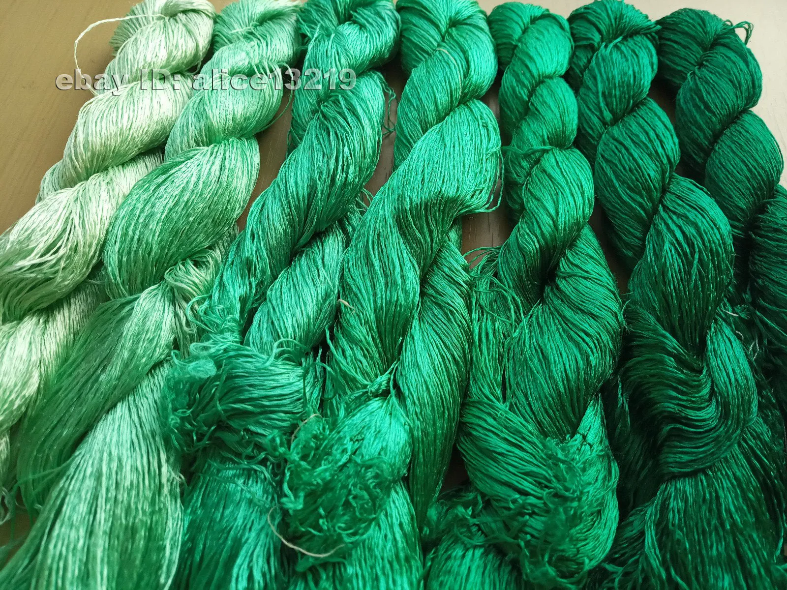 7bundles 100%real mulberry silk,hand-dyed embroidery silk floss/thread N89