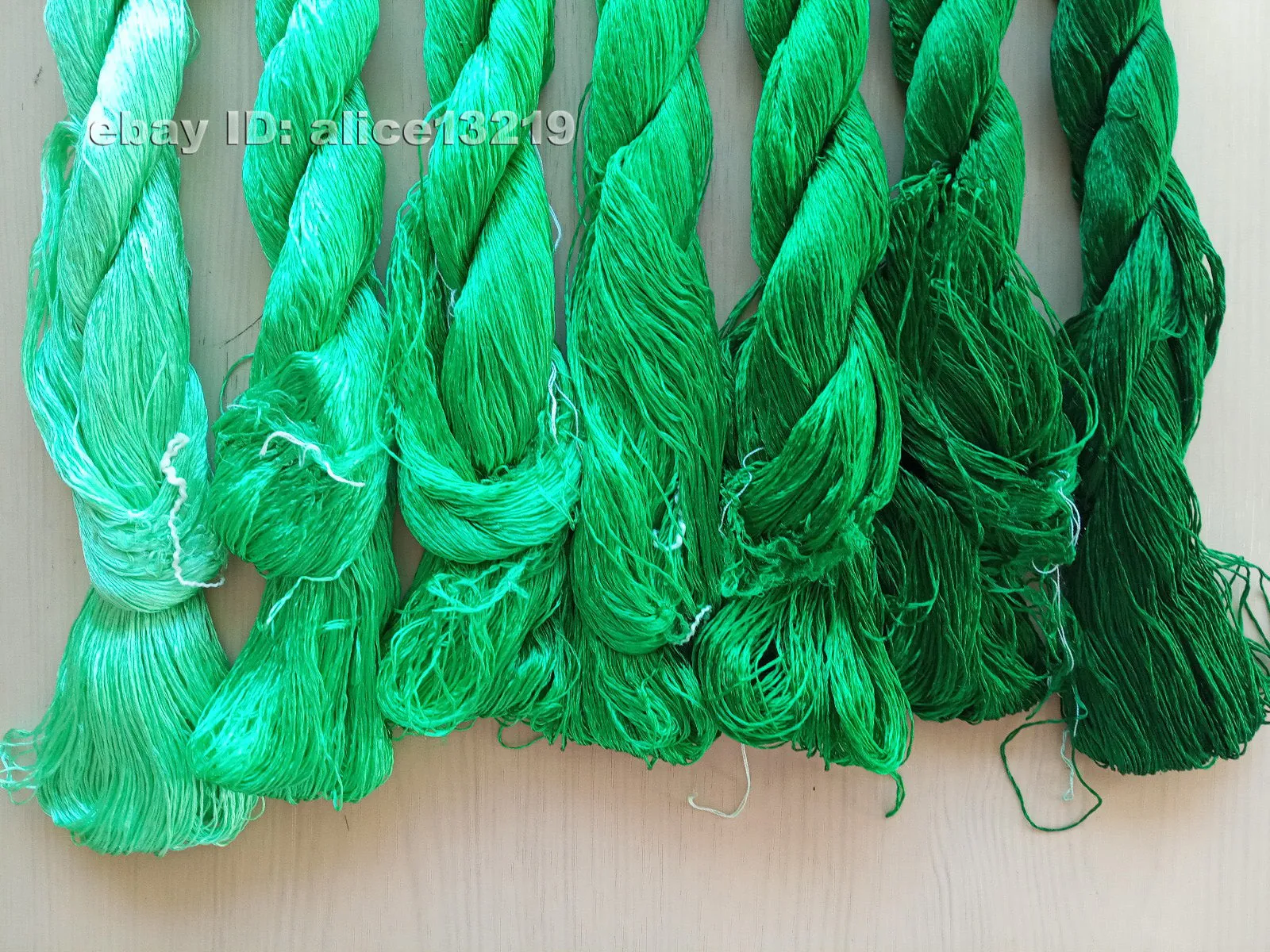 7bundles 100%real mulberry silk,hand-dyed embroidery silk floss/thread N92