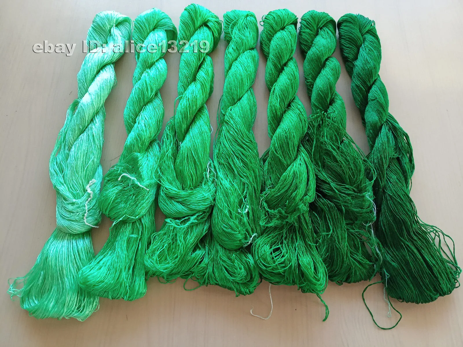 7bundles 100%real mulberry silk,hand-dyed embroidery silk floss/thread N92