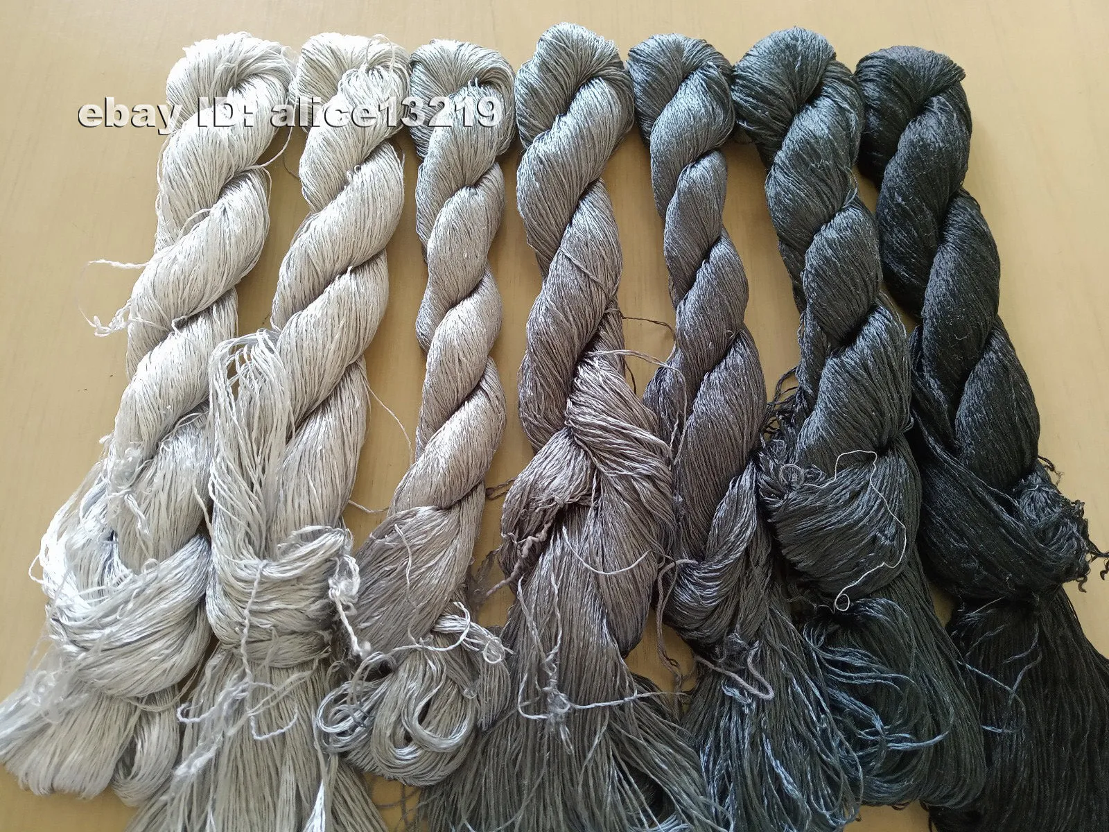 7bundles 100%real mulberry silk,hand-dyed embroidery silk floss/thread N97