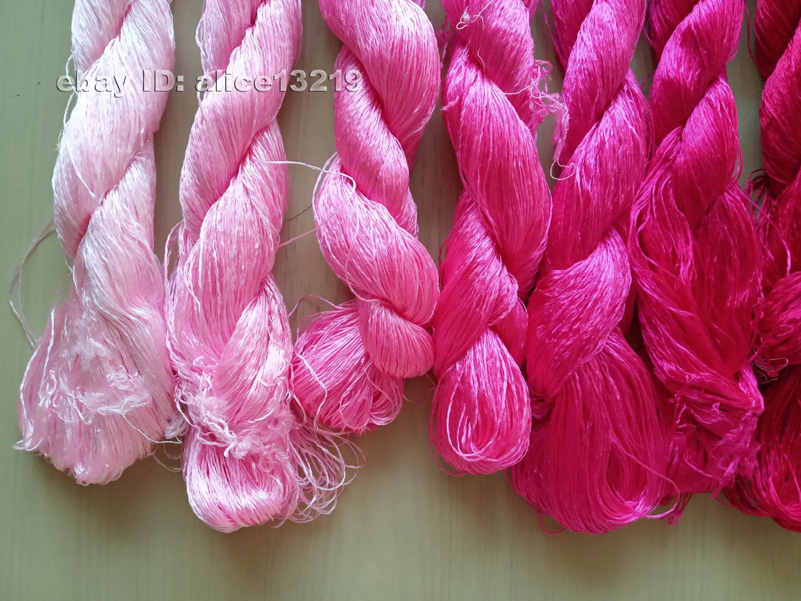 8bundles 100%real mulberry silk,hand-dyed embroidery silk floss/thread N106