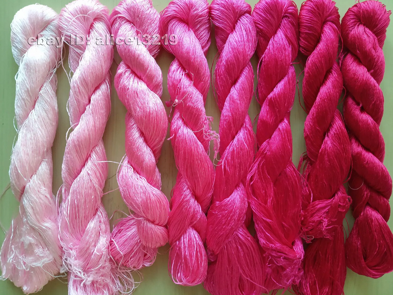 8bundles 100%real mulberry silk,hand-dyed embroidery silk floss/thread N106