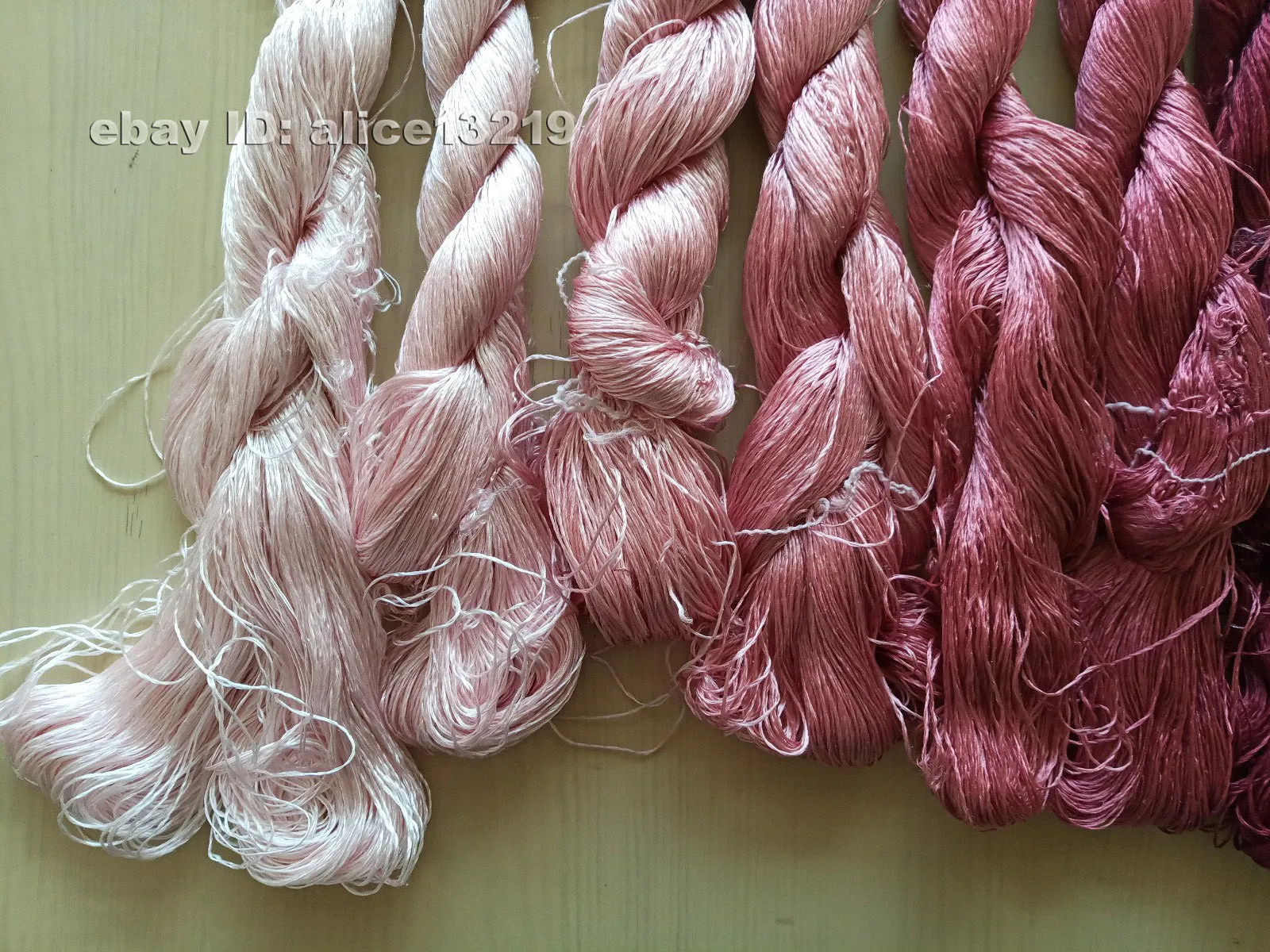 8bundles 100%real mulberry silk,hand-dyed embroidery silk floss/thread N37