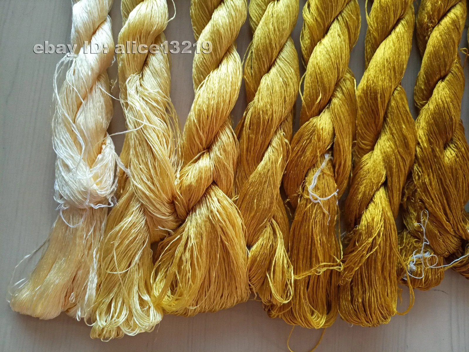 8bundles 100%real mulberry silk,hand-dyed embroidery silk floss/thread N63