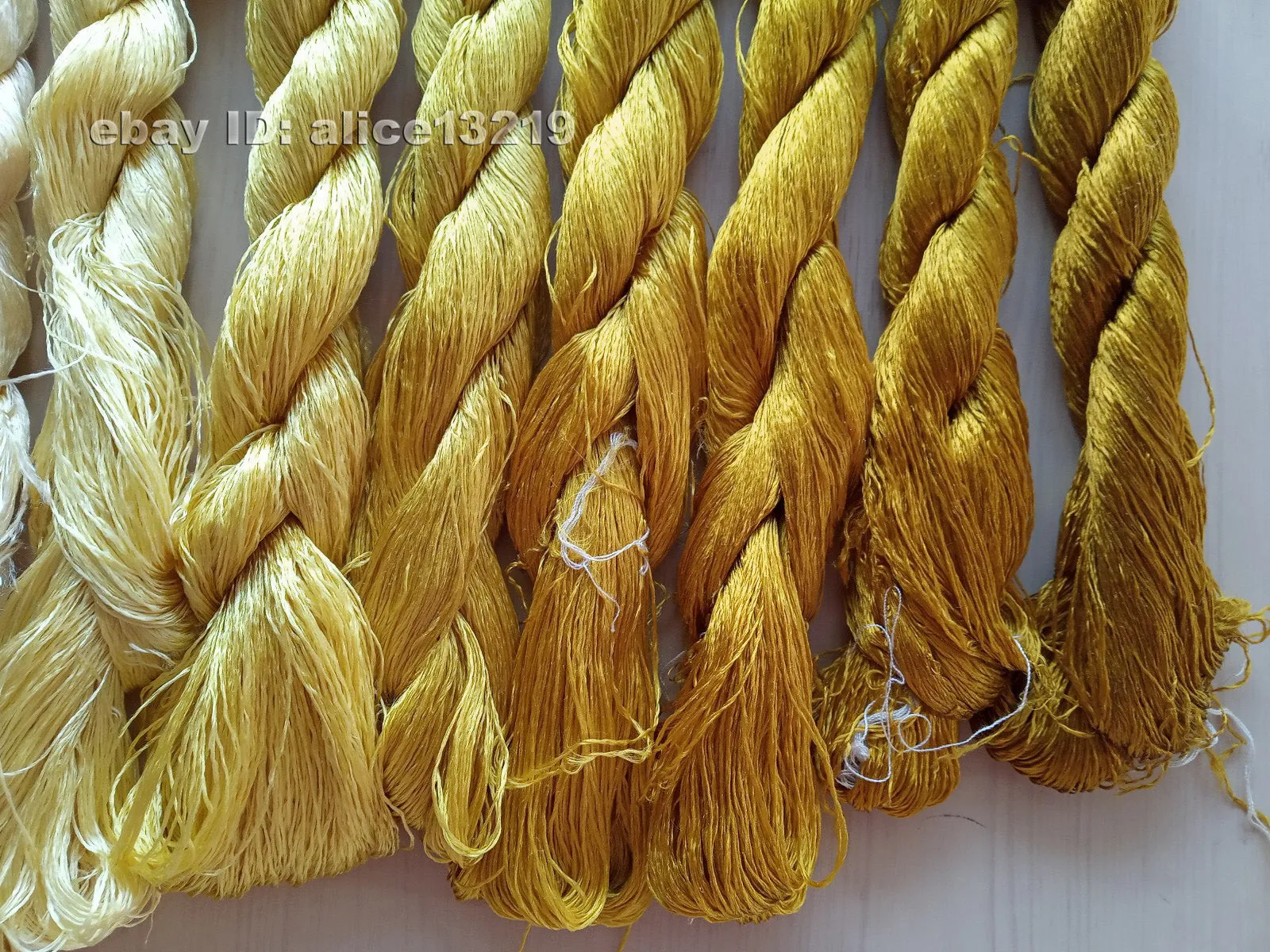 8bundles 100%real mulberry silk,hand-dyed embroidery silk floss/thread N63