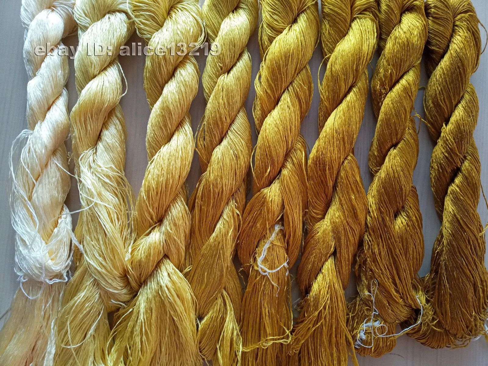 8bundles 100%real mulberry silk,hand-dyed embroidery silk floss/thread N63