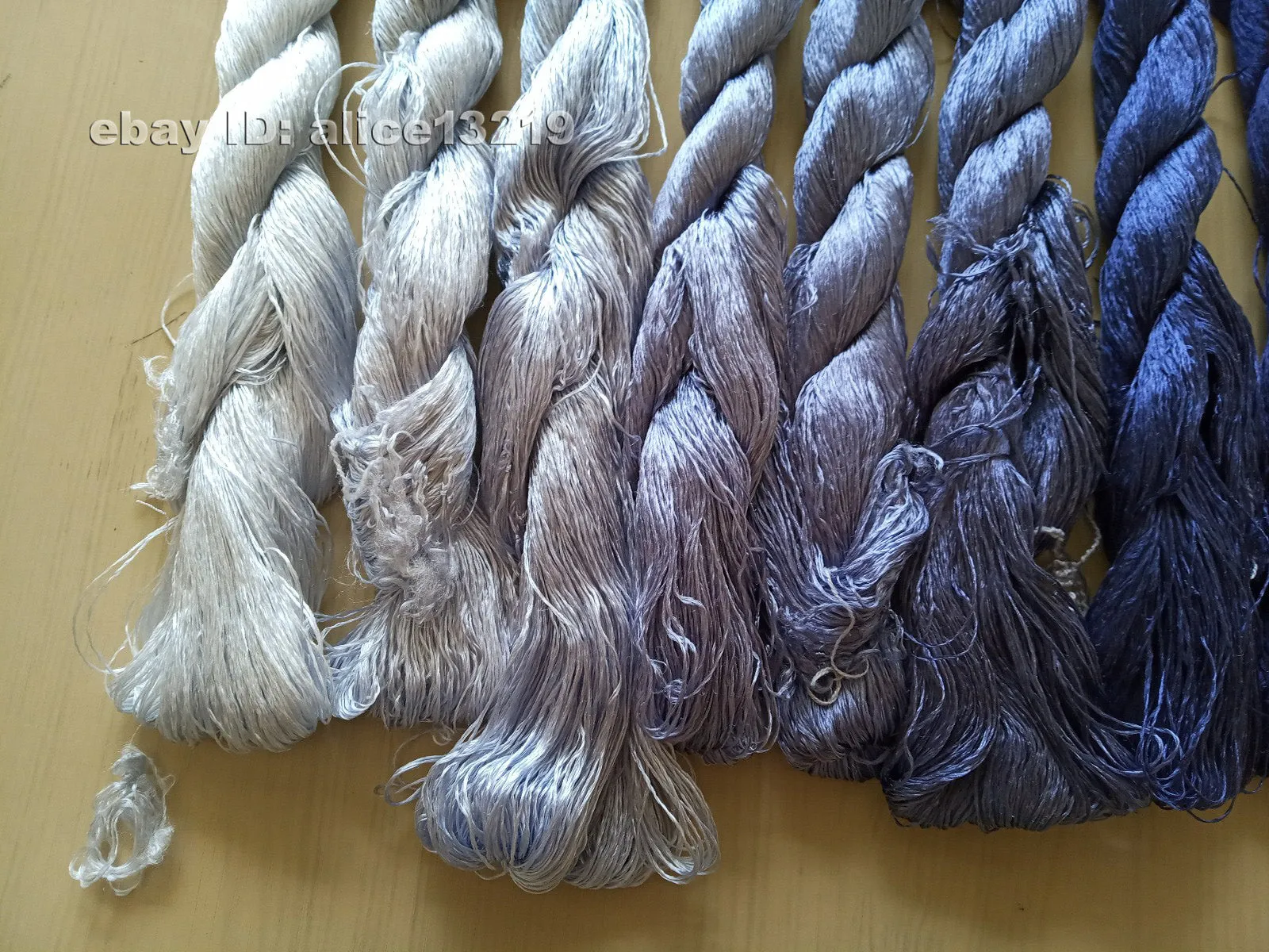 9bundles 100%real mulberry silk,hand-dyed embroidery silk floss/thread N22