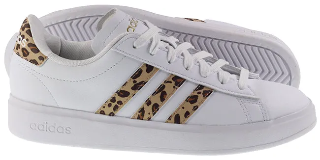 Adidas Womens Grand Court 2.0 White Beige