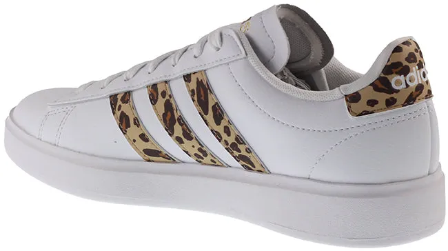 Adidas Womens Grand Court 2.0 White Beige