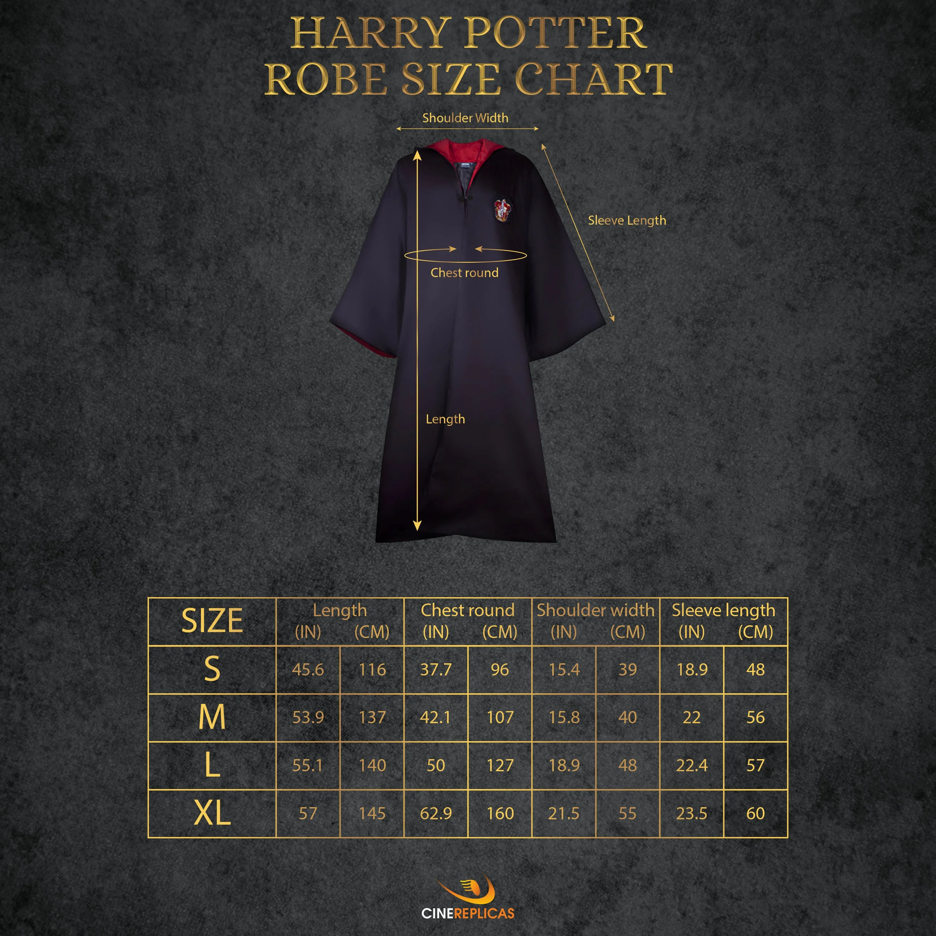 Adults Gryffindor Robe