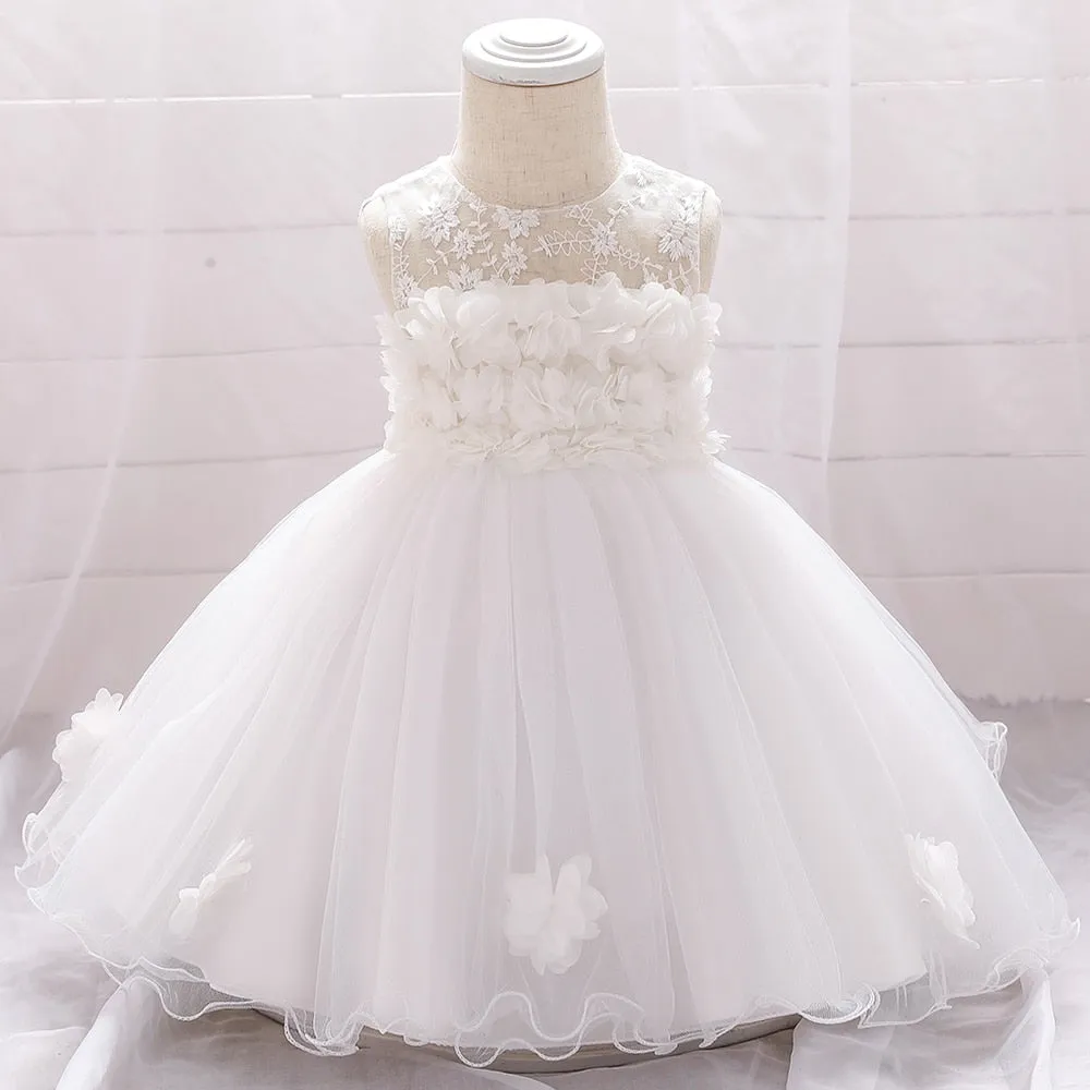 Baby Girls Dress 1 Year Birthday Princess Christening Gown