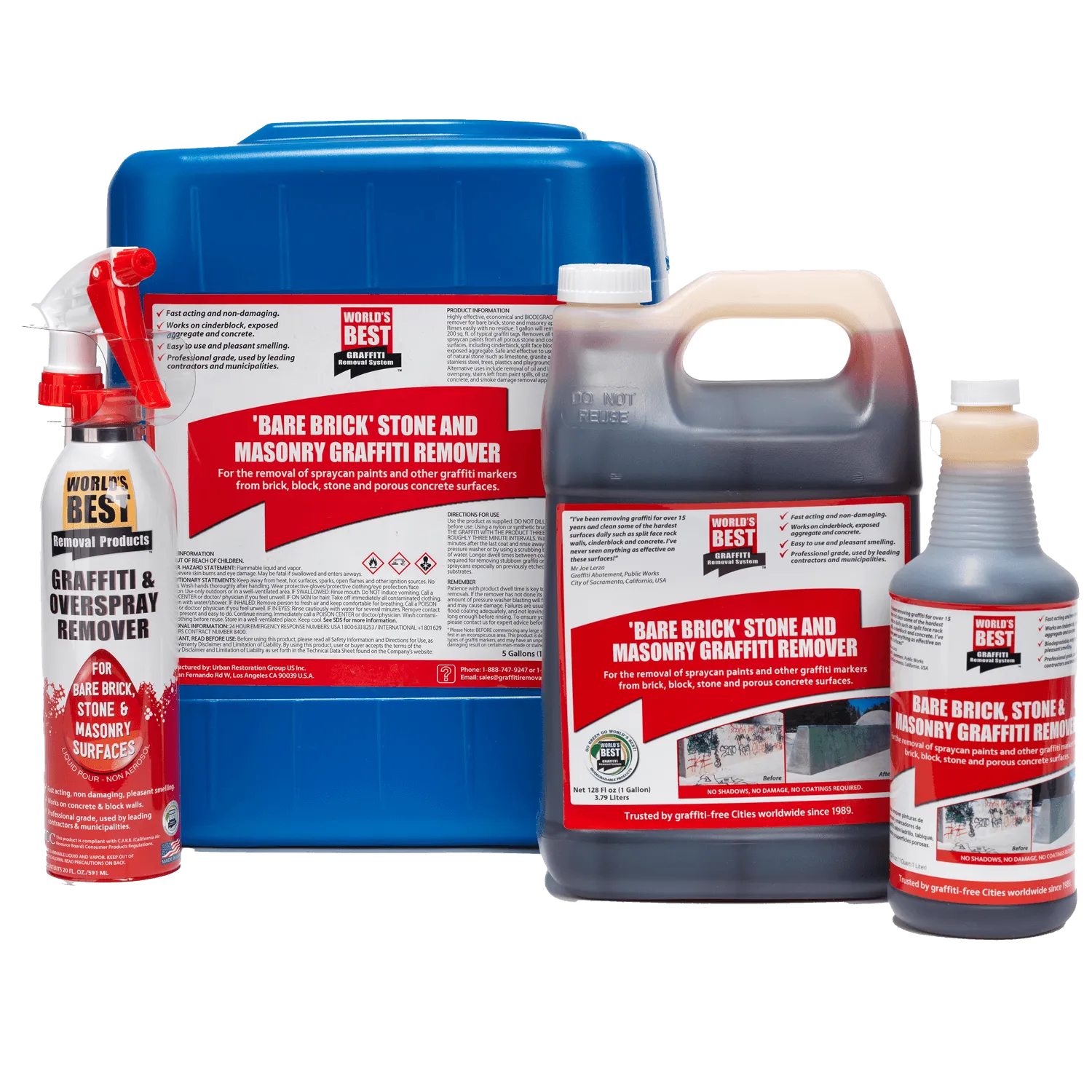 Bare Brick Stone & Masonry Graffiti Remover