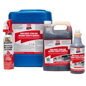 Bare Brick Stone & Masonry Graffiti Remover