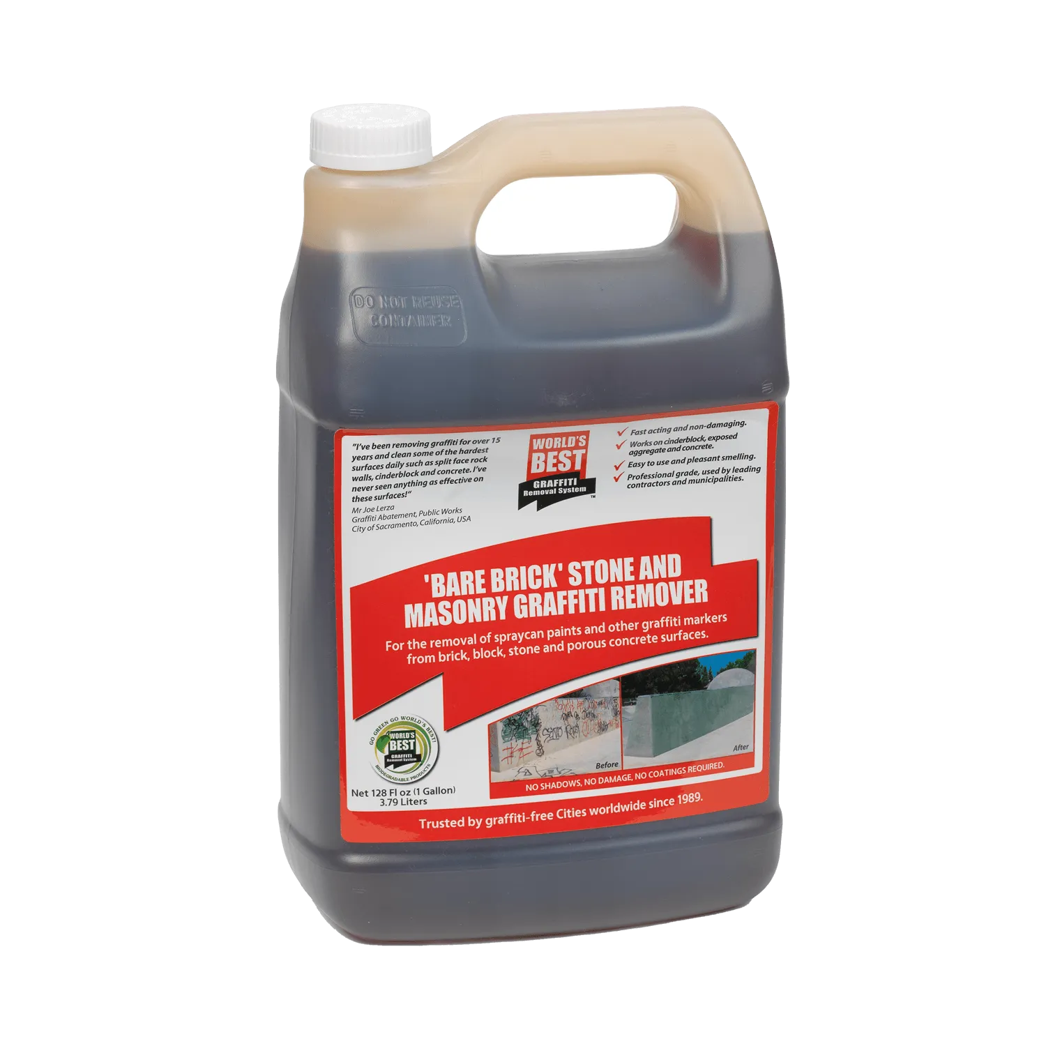 Bare Brick Stone & Masonry Graffiti Remover