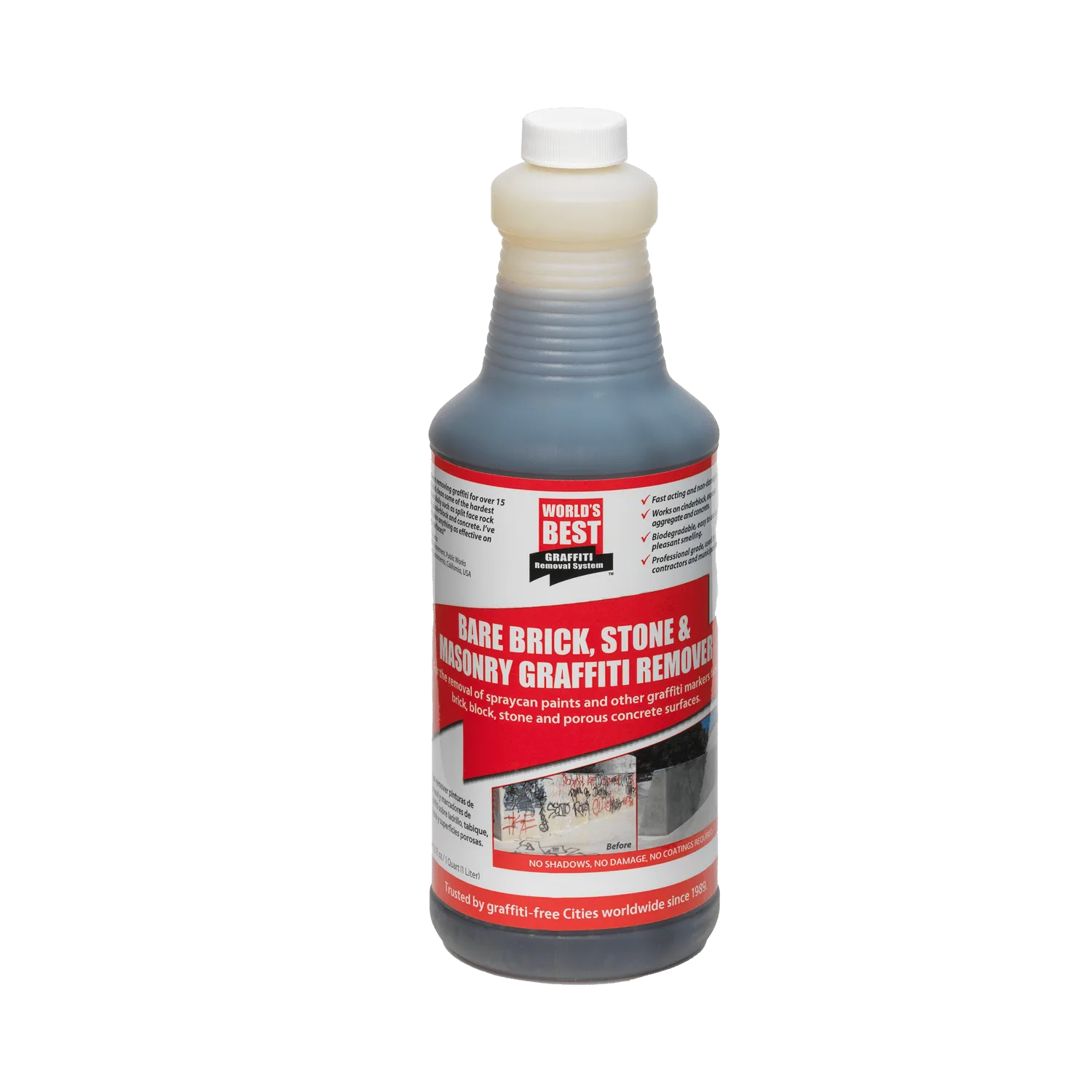 Bare Brick Stone & Masonry Graffiti Remover