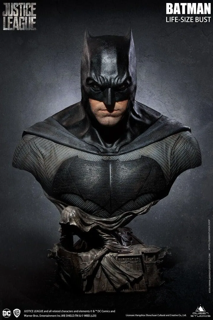 BATMAN Life-Size 1:1 Scale Bust DC Justice League