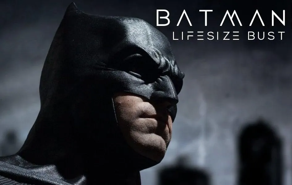 BATMAN Life-Size 1:1 Scale Bust DC Justice League