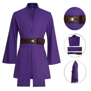 Becostume Star Wars Jedi Knight Cosplay Costume Jedi Purple Robe Suit