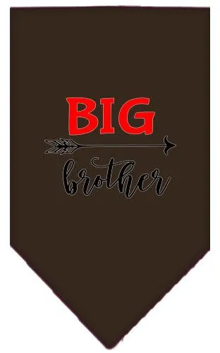 Big Brother Screen Print Bandana Cocoa Small