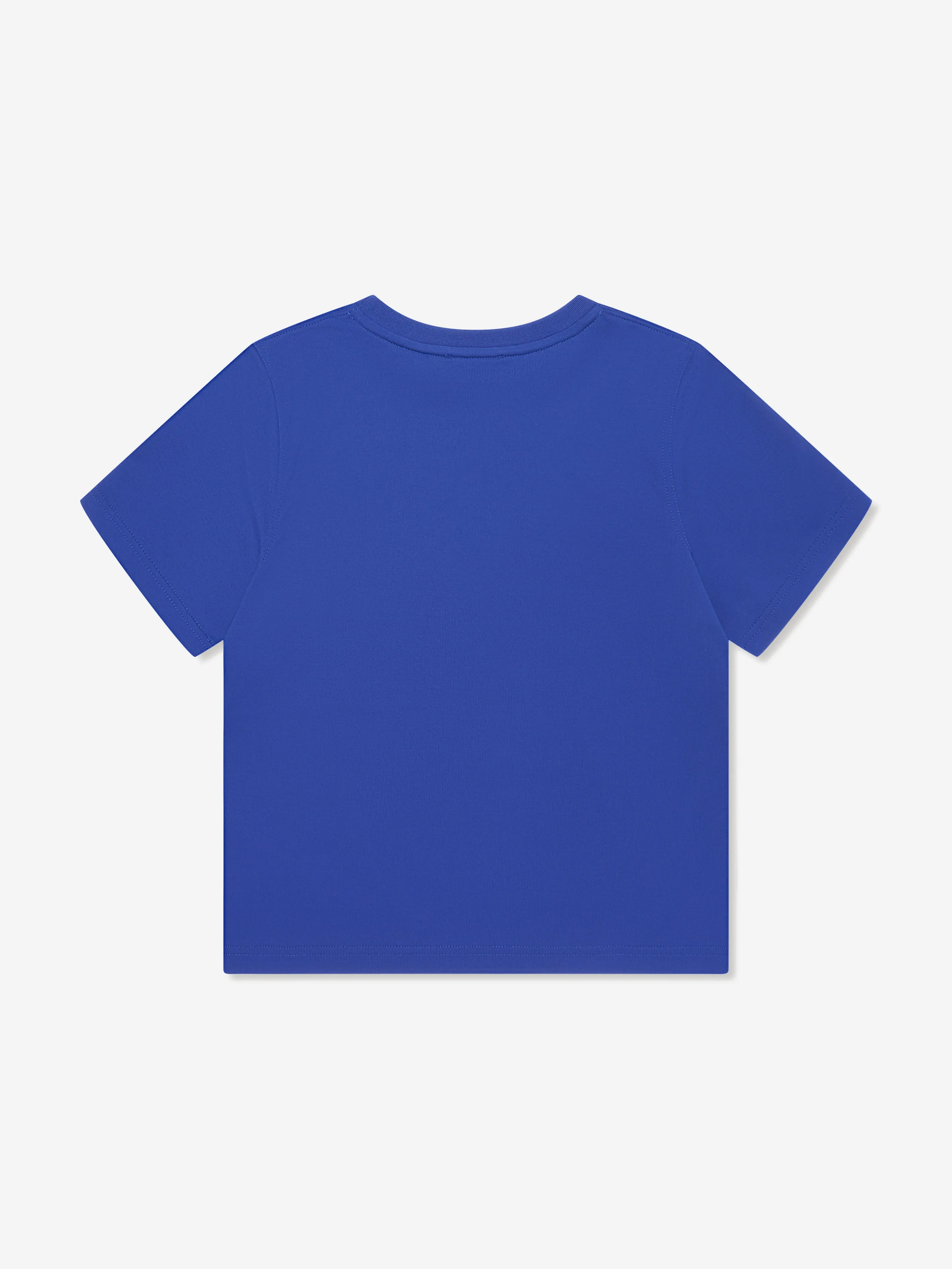 Burberry Boys EKD Label Cedar T-Shirt in Blue