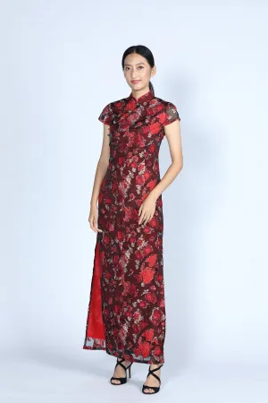 CAMILLA Long Cheongsam (Red)