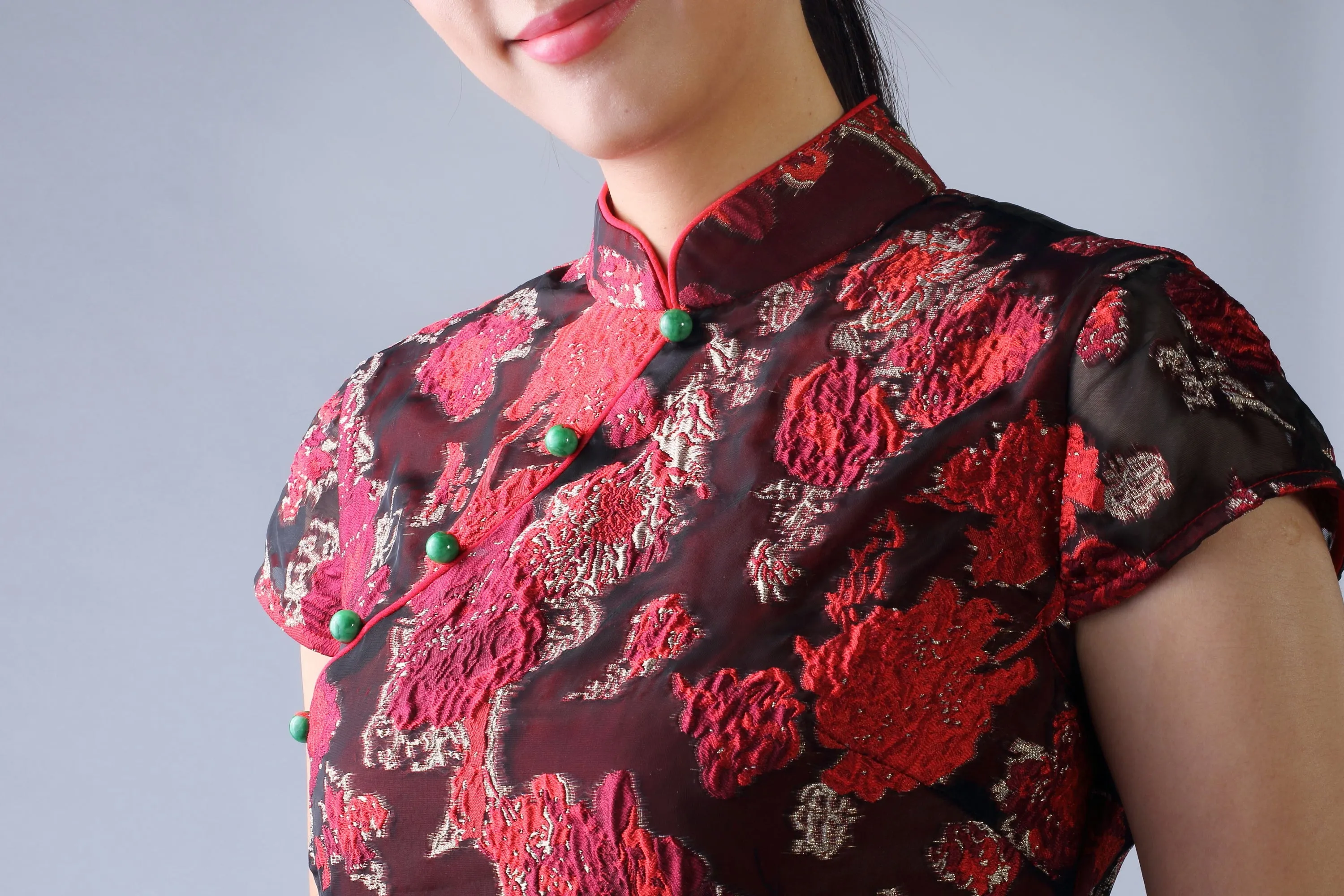 CAMILLA Long Cheongsam (Red)