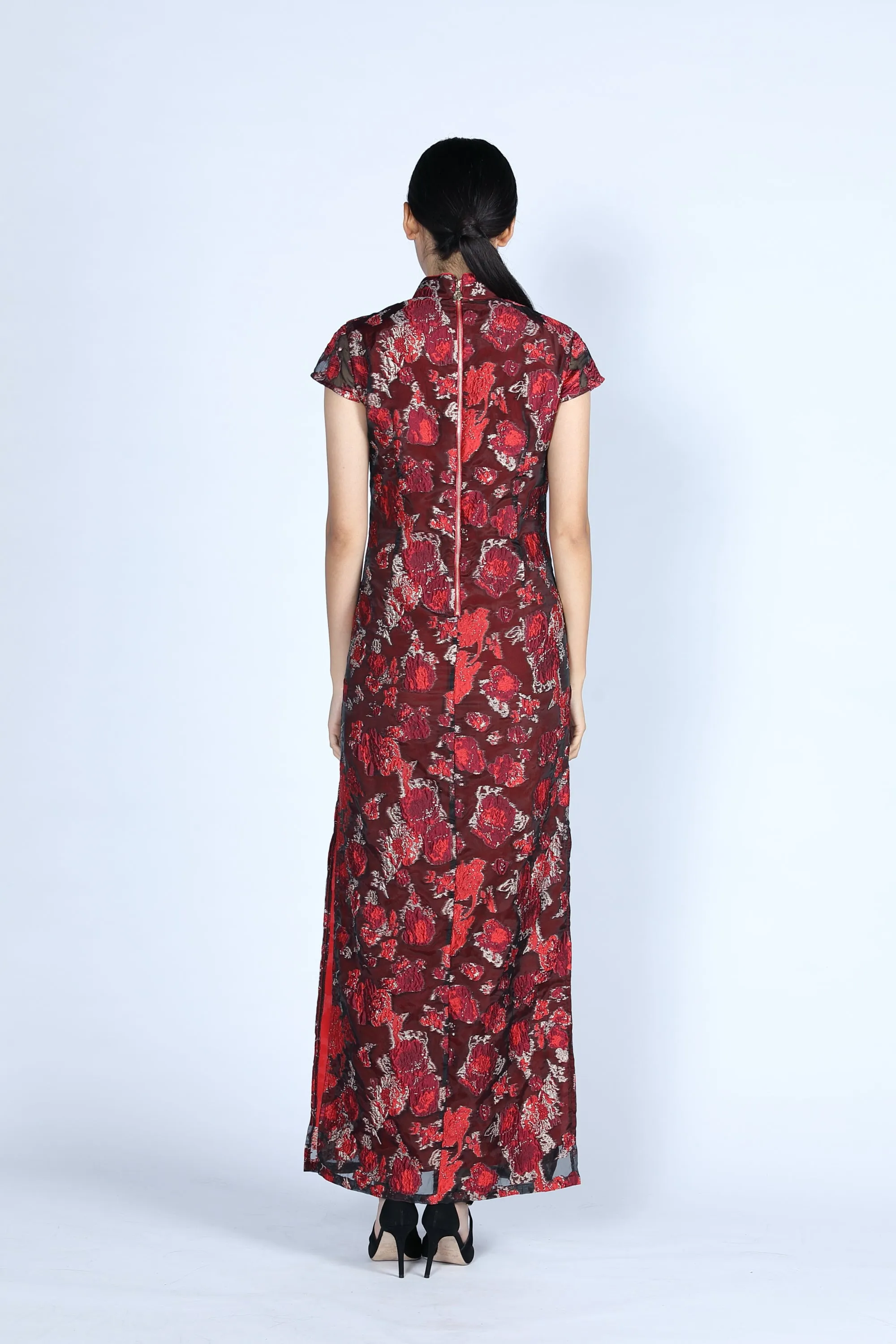 CAMILLA Long Cheongsam (Red)