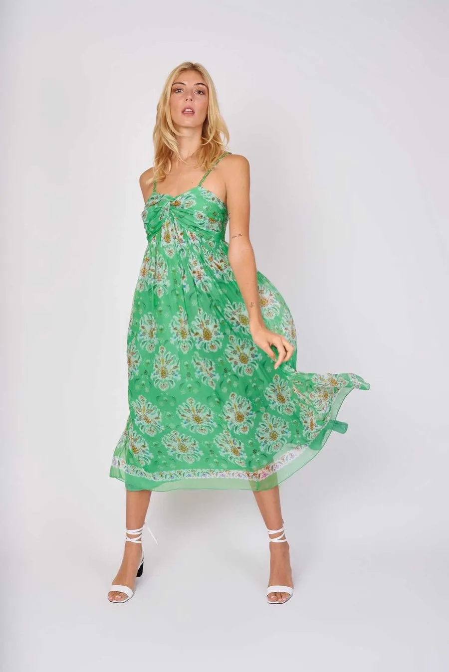 Crecelle Dress - Green