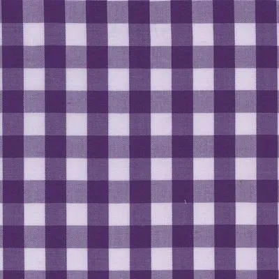 Deep Purple Bold Check Fabric Classic Custom Shirt