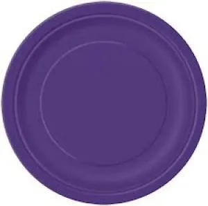 Deep Purple Paper Plates