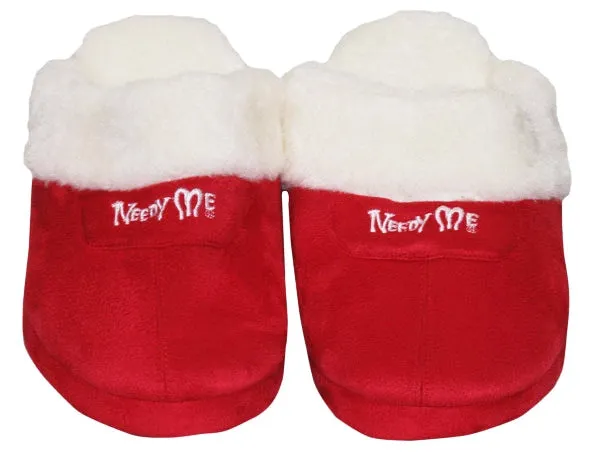 Faux Fur and Faux Suede Slippers, by Needy Me Sleepwear®