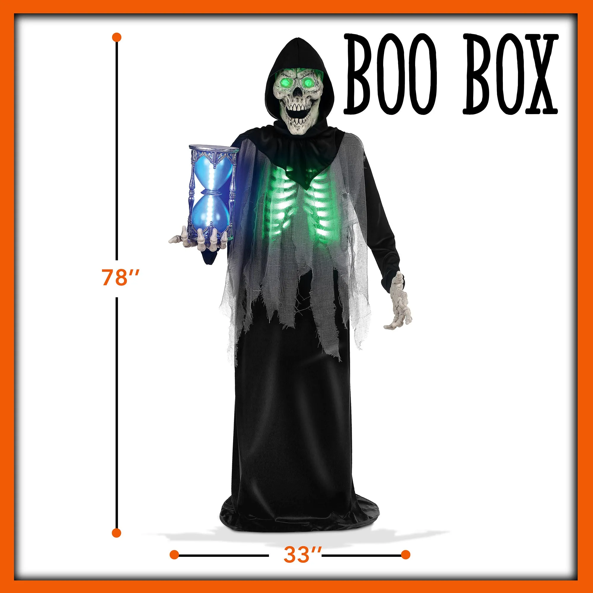 Halloween Animatronic Scary Outdoor Decoration with Sound and Motion