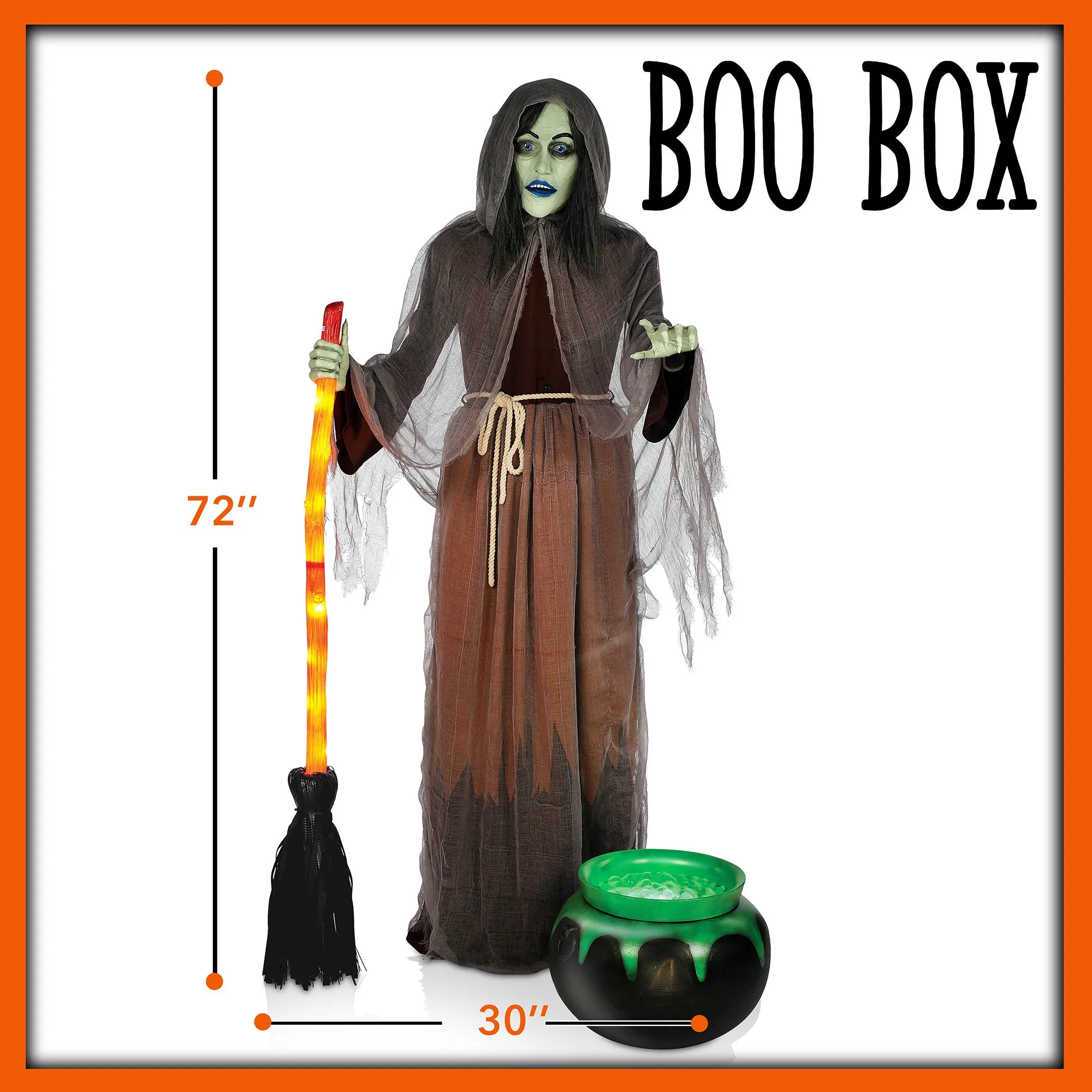 Halloween Animatronic Scary Outdoor Decoration with Sound and Motion