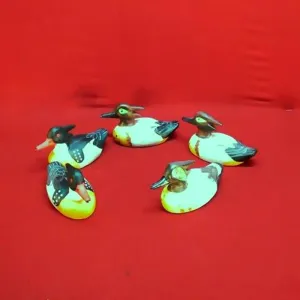 Hand Painted Porcelain Woodland Ducks