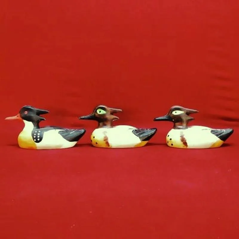 Hand Painted Porcelain Woodland Ducks