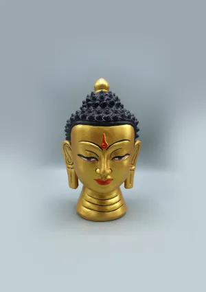 Hand-Painted Terracotta Buddha