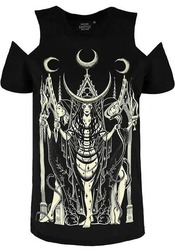 Hecate | COLD SHOULDER T-SHIRT