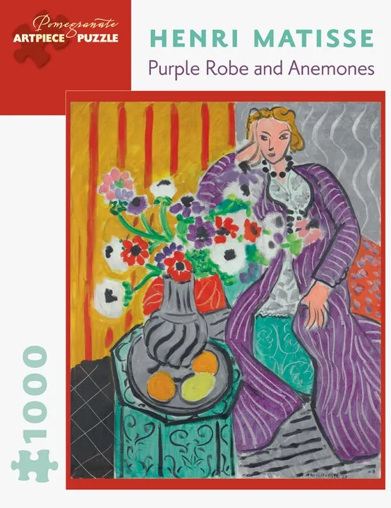 Henri Matisse: Purple Robe and Anemones 1000 Piece Jigsaw Puzzle - Quick Ship