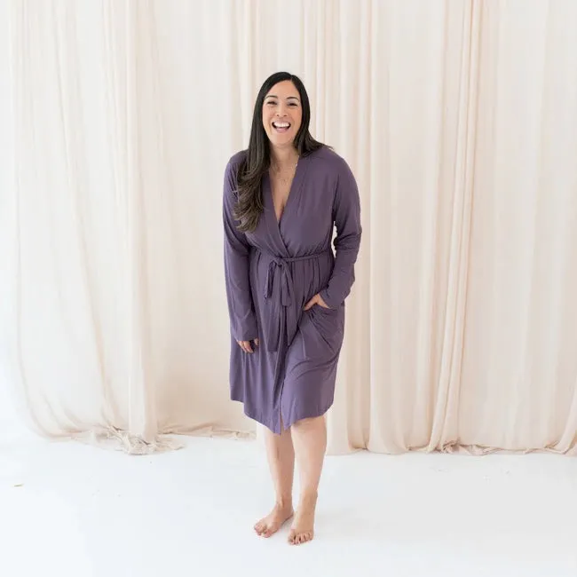 Kyte Mama Women's Lounge Robe in Currant