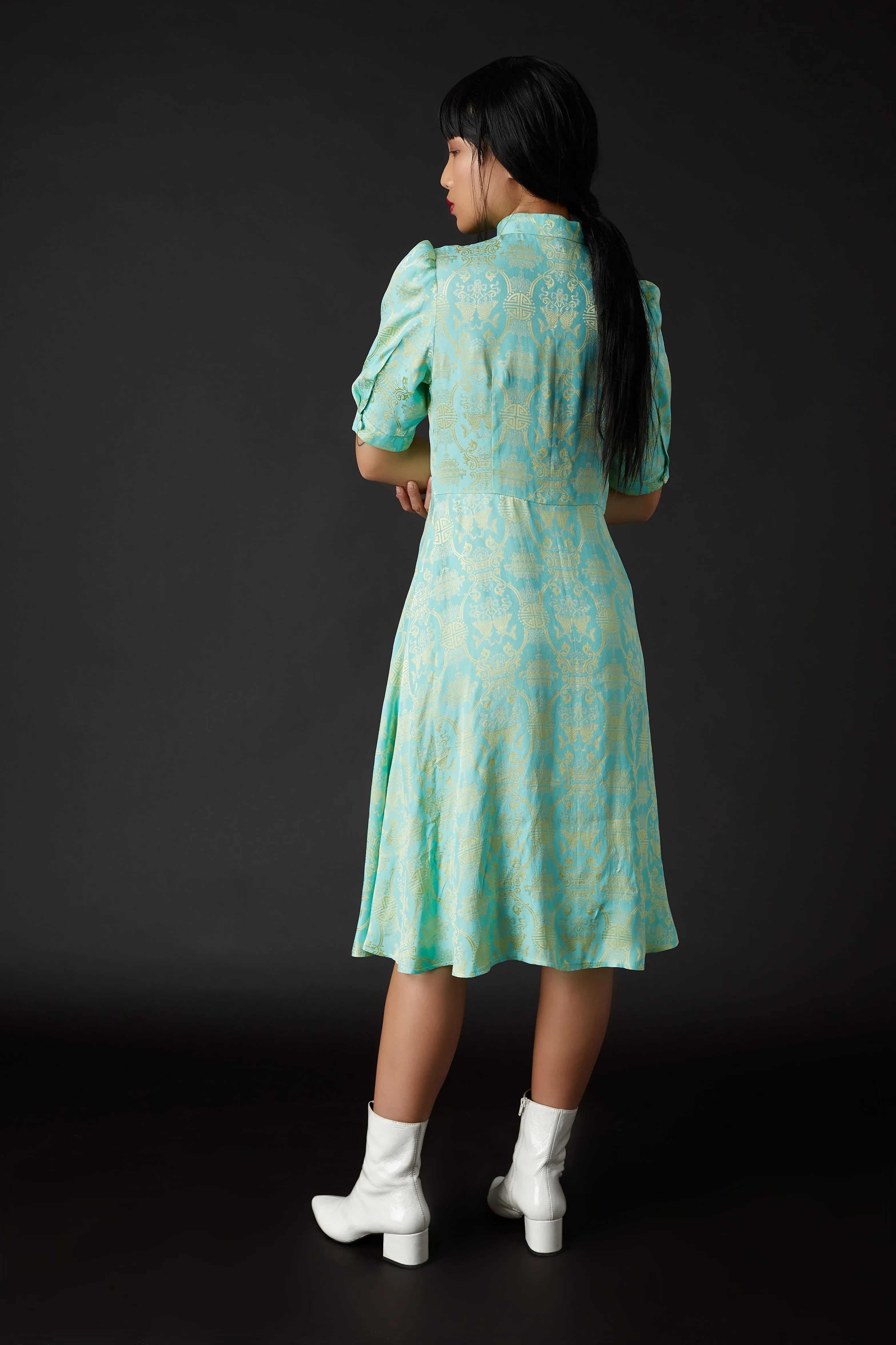 Lily Tea Dress Green