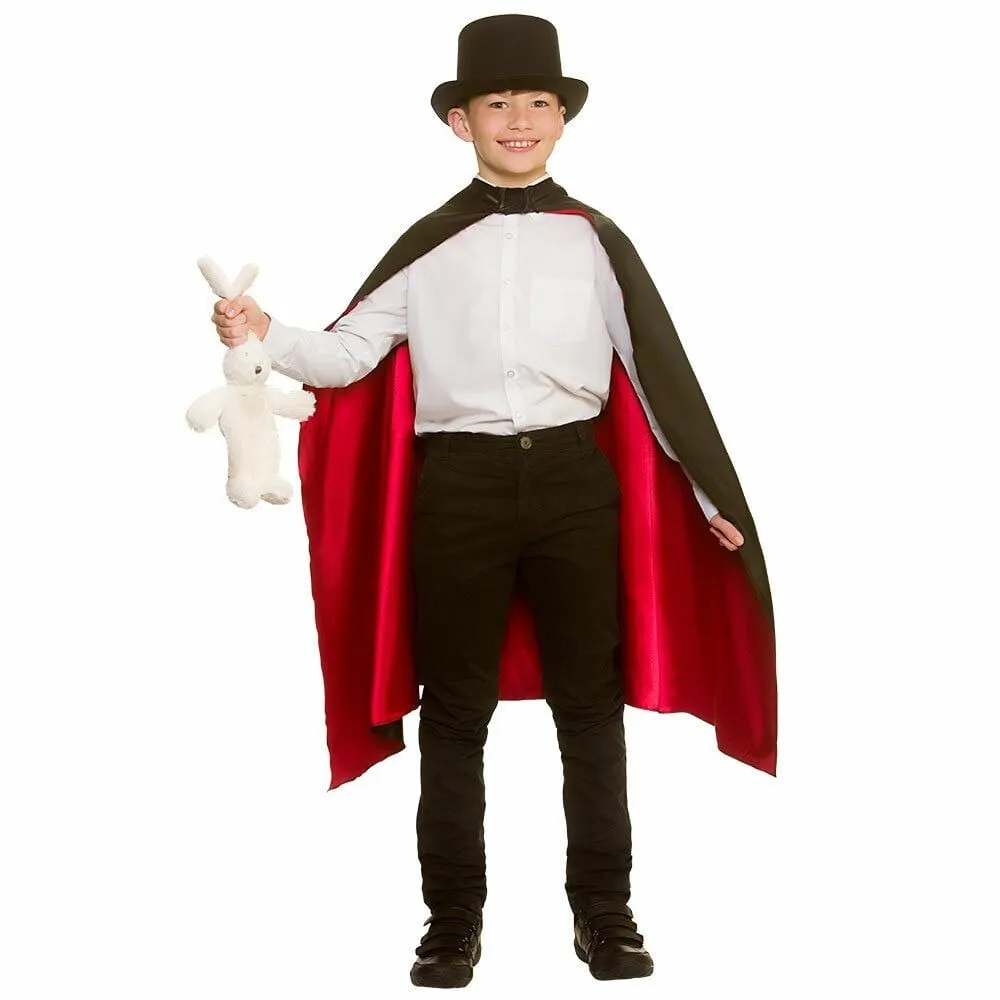 Magicians Cape Child Fancy Dress Dynamo Halloween Age 8-10